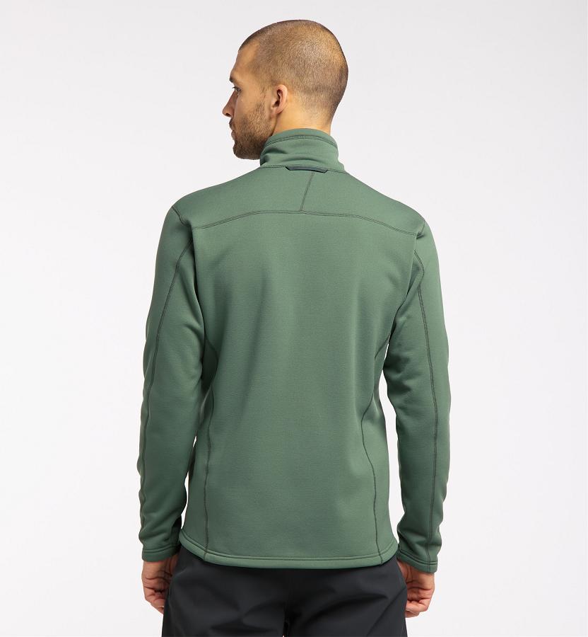 Haglöfs Mens Bungy Fleece Dark Green New Zealand 48275MWDS